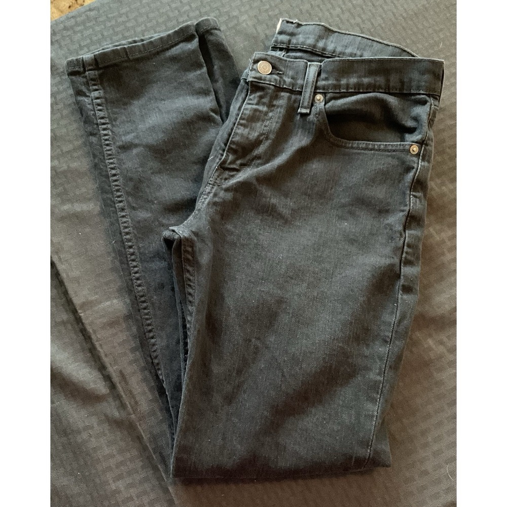Levi's 511 Men's 32x32 (measured 32x31) Slim Fit Casual Black Denim Adult Preppy